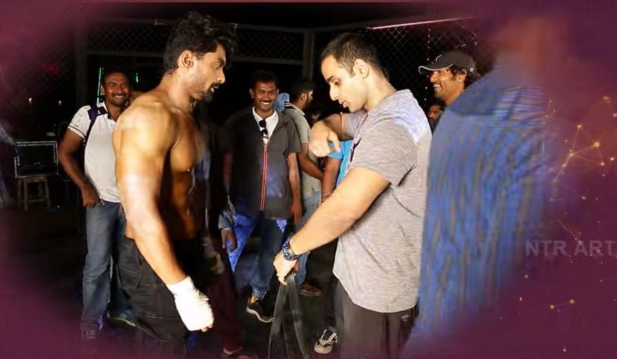 Kalyan Ram Six Pack Workout in GYM Photos