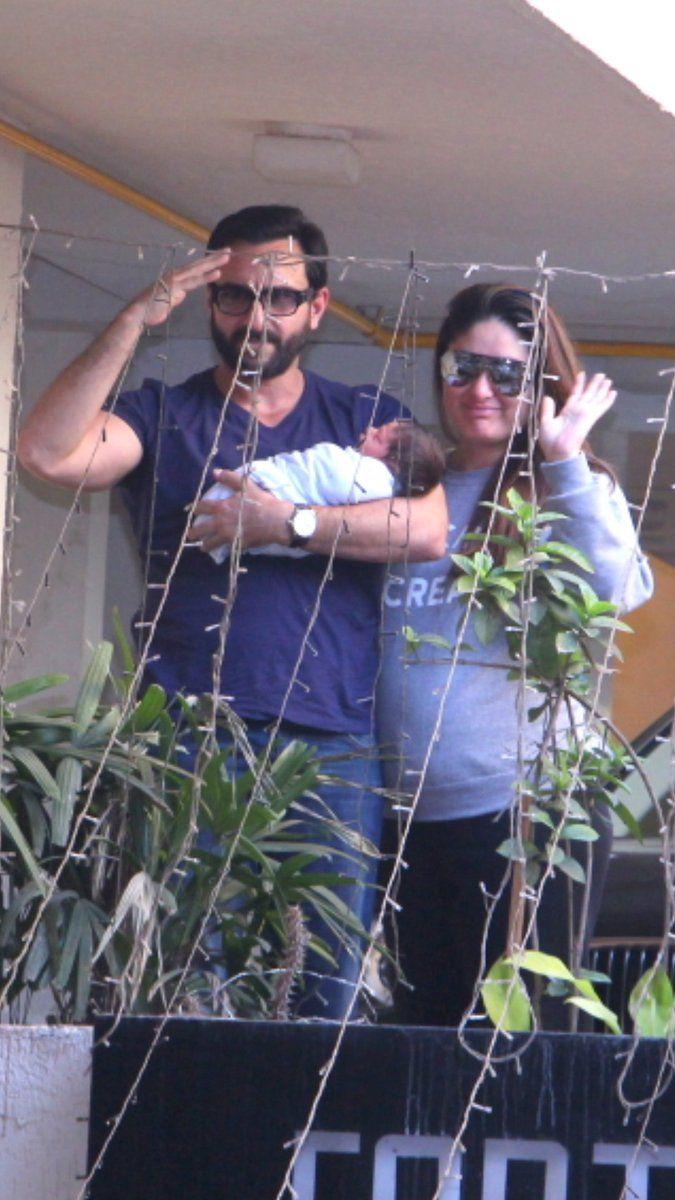 Kareena Kapoor With the newborn Baby Photos goes Viral