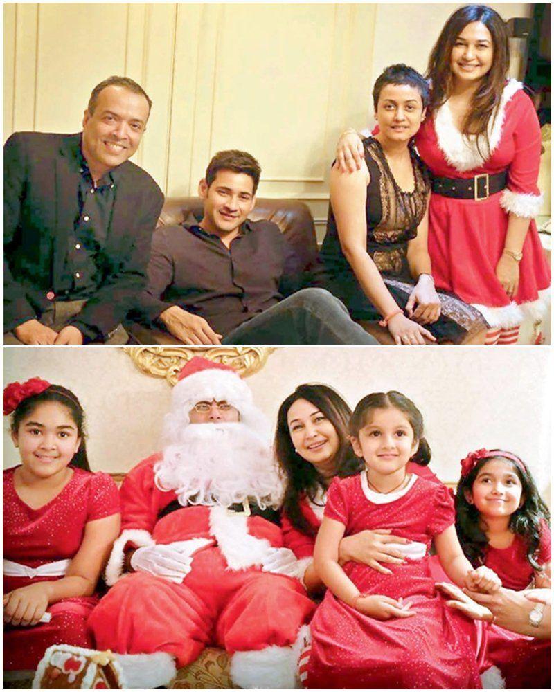 Mahesh Babu Family Christmas Celebrations Photos