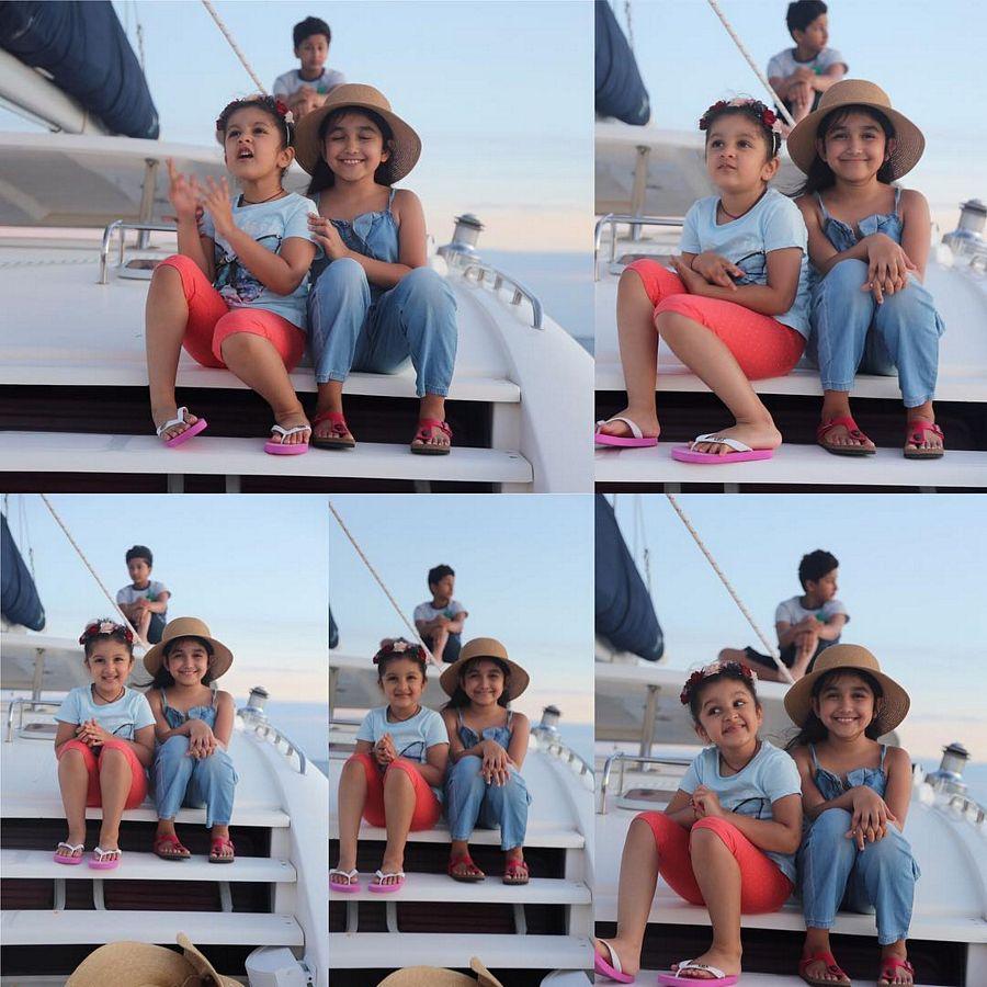 Mahesh Babu's kids enjoy their holidays Photos