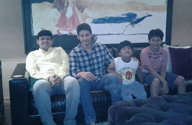 Mahesh Family Diwali Celebrations Photos