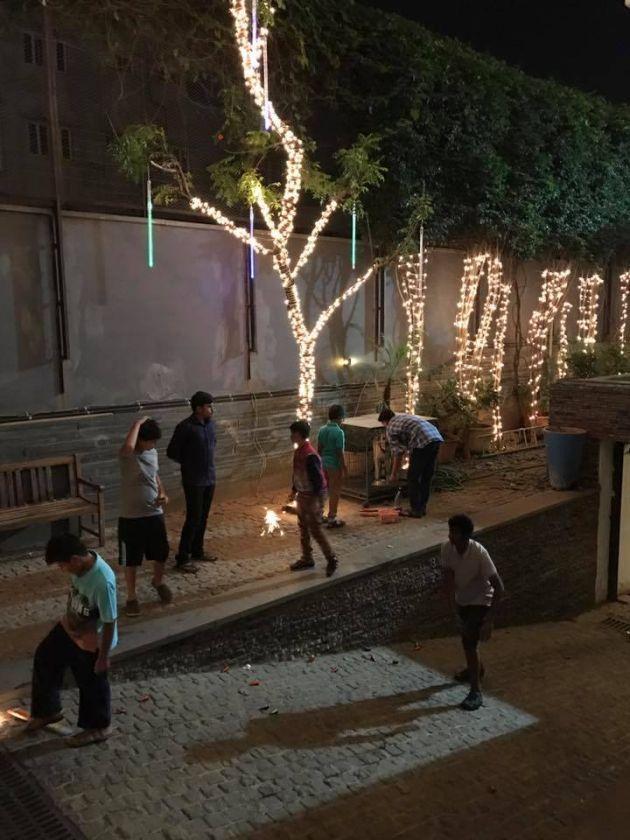 Mahesh Family Diwali Celebrations Photos