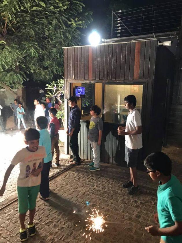Mahesh Family Diwali Celebrations Photos