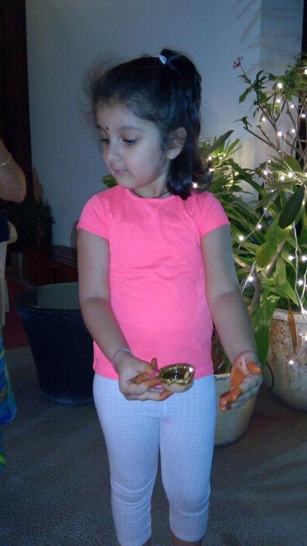 Mahesh Family Diwali Celebrations Photos