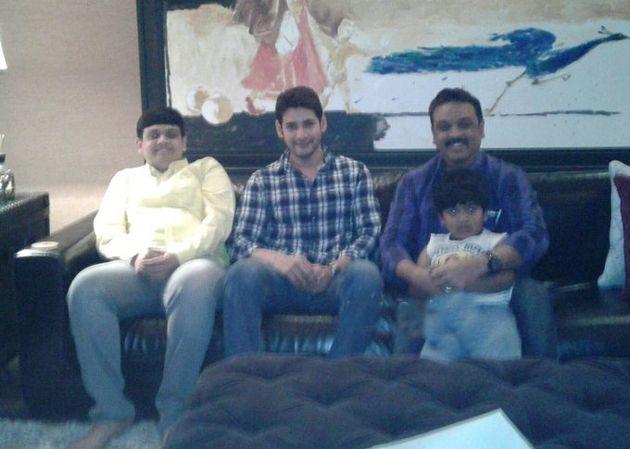 Mahesh Family Diwali Celebrations Photos