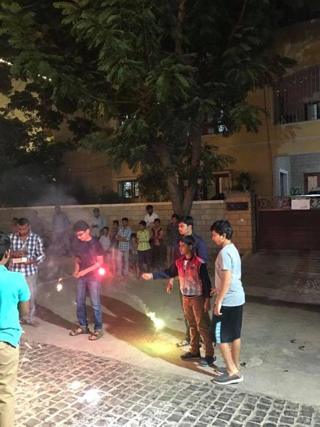 Mahesh Family Diwali Celebrations Photos