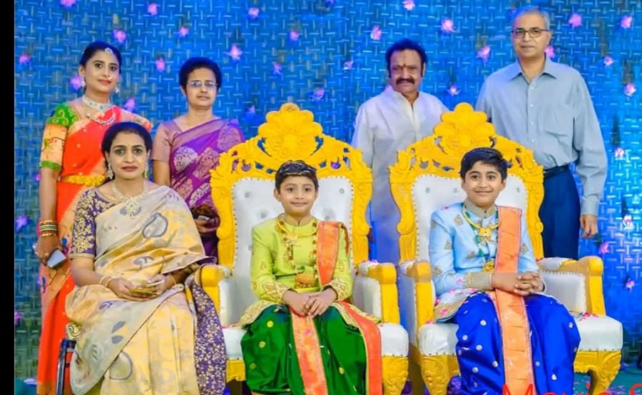 Nandamuri Taraka Rama Rao and Sai Soumitra Prabhakar Dhoti Function Photos