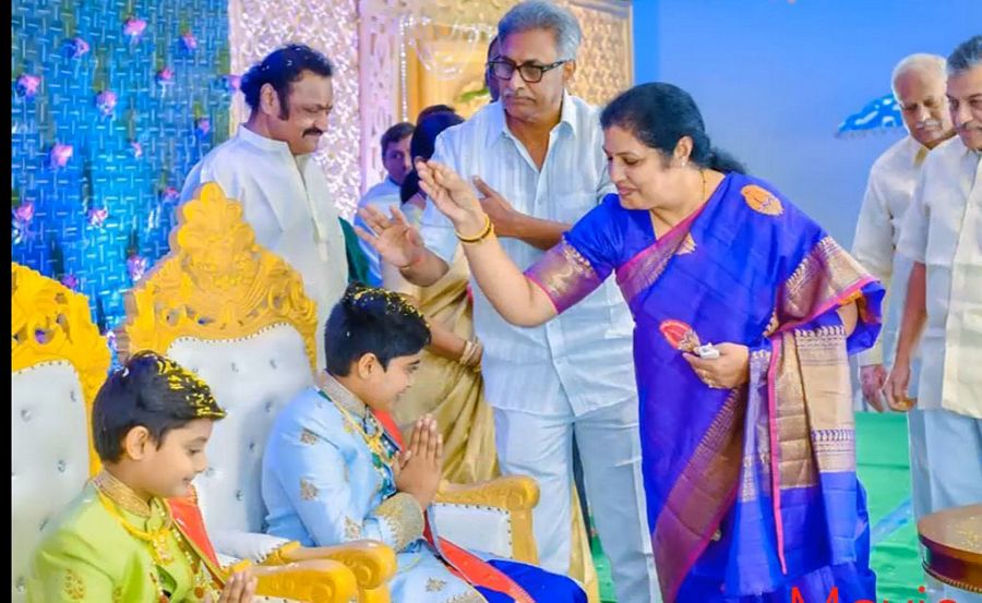 Nandamuri Taraka Rama Rao and Sai Soumitra Prabhakar Dhoti Function Photos