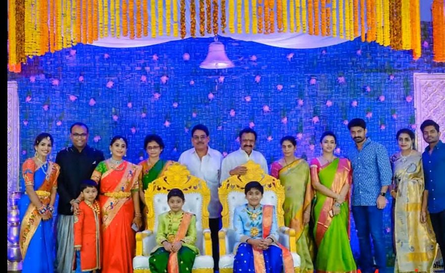 Nandamuri Taraka Rama Rao and Sai Soumitra Prabhakar Dhoti Function Photos