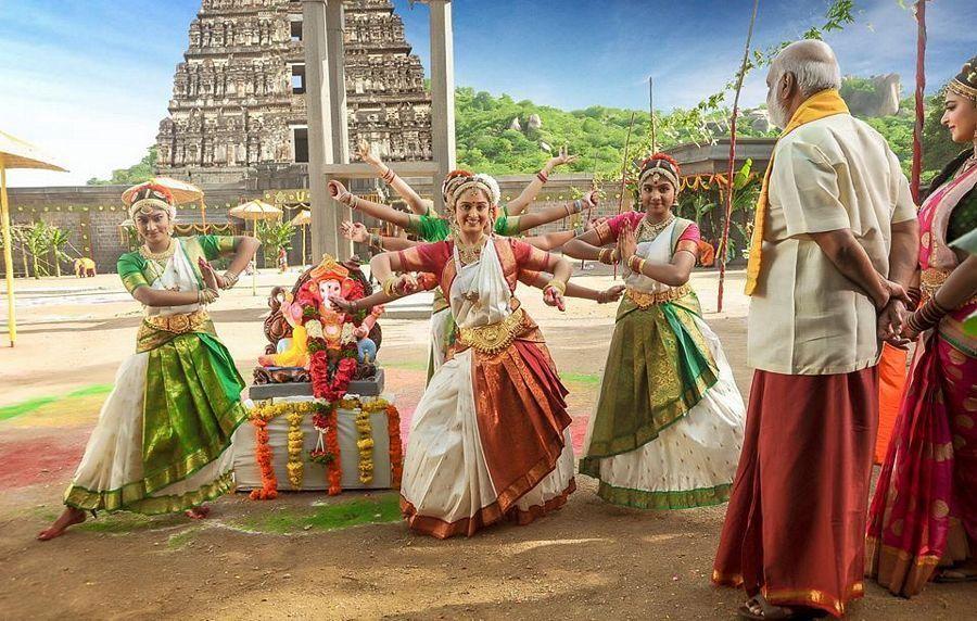 Om Namo Venkatesaya Movie Set Locations Photos