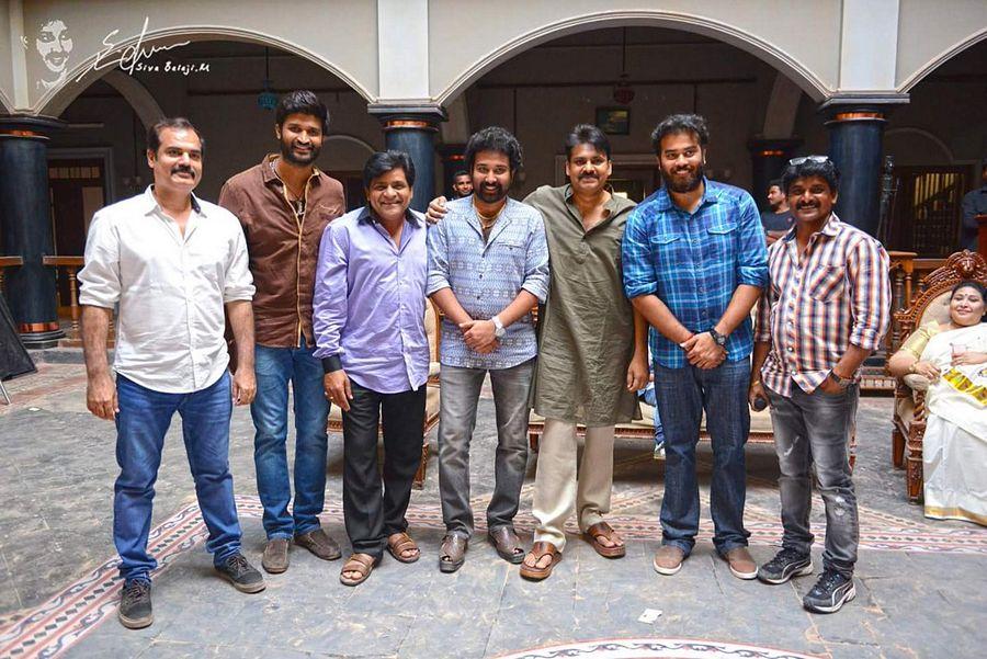 Pawan Kalyan's on the Sets of Katamarayudu Movie