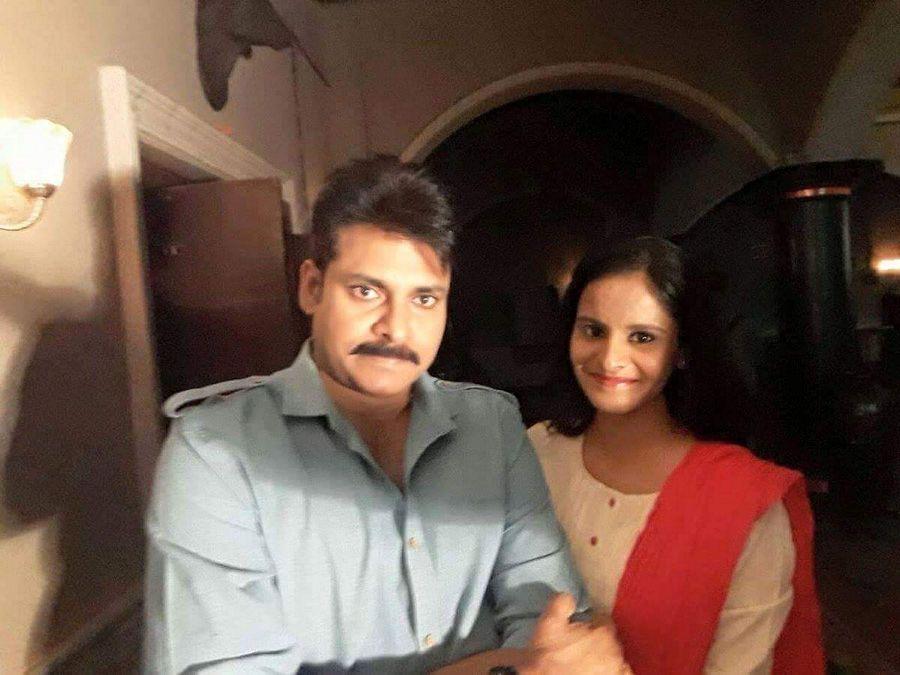 Pawan Kalyan's on the Sets of Katamarayudu Movie