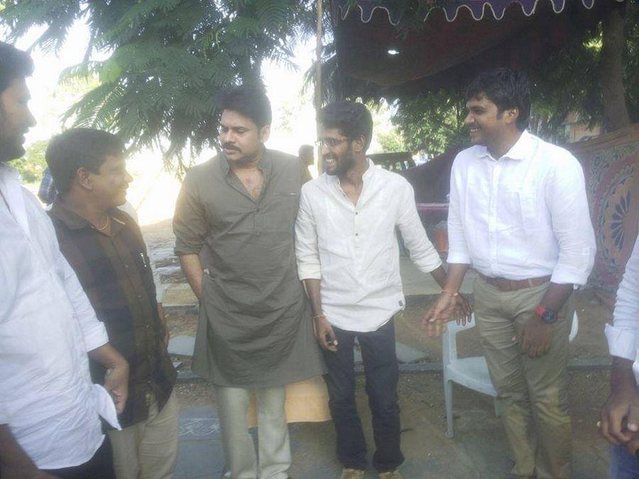 Pawan Kalyan's on the Sets of Katamarayudu Movie