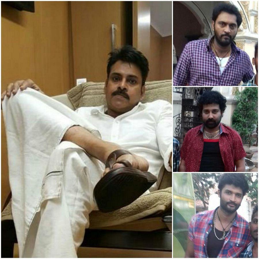 Pawan Kalyan's on the Sets of Katamarayudu Movie