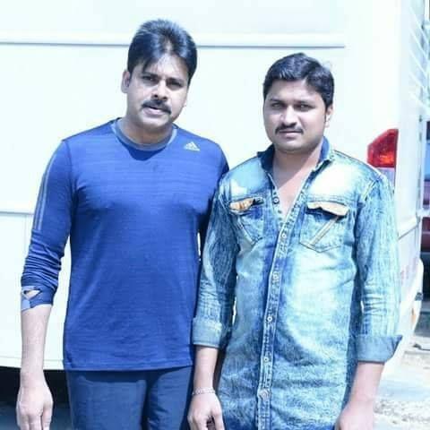 Pawan Kalyan's on the Sets of Katamarayudu Movie