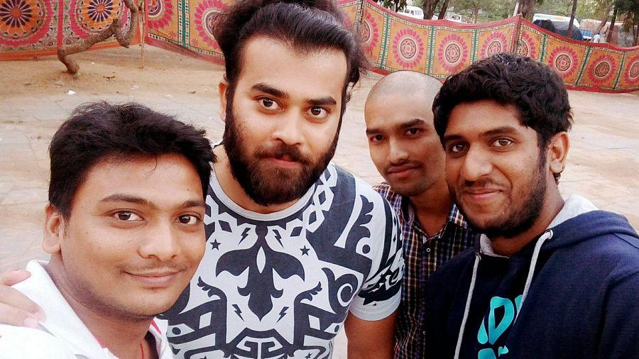 Pawan Kalyan's on the Sets of Katamarayudu Movie