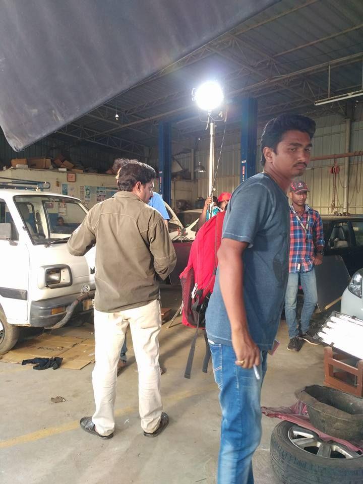 Pawan Kalyan's on the Sets of Katamarayudu Movie