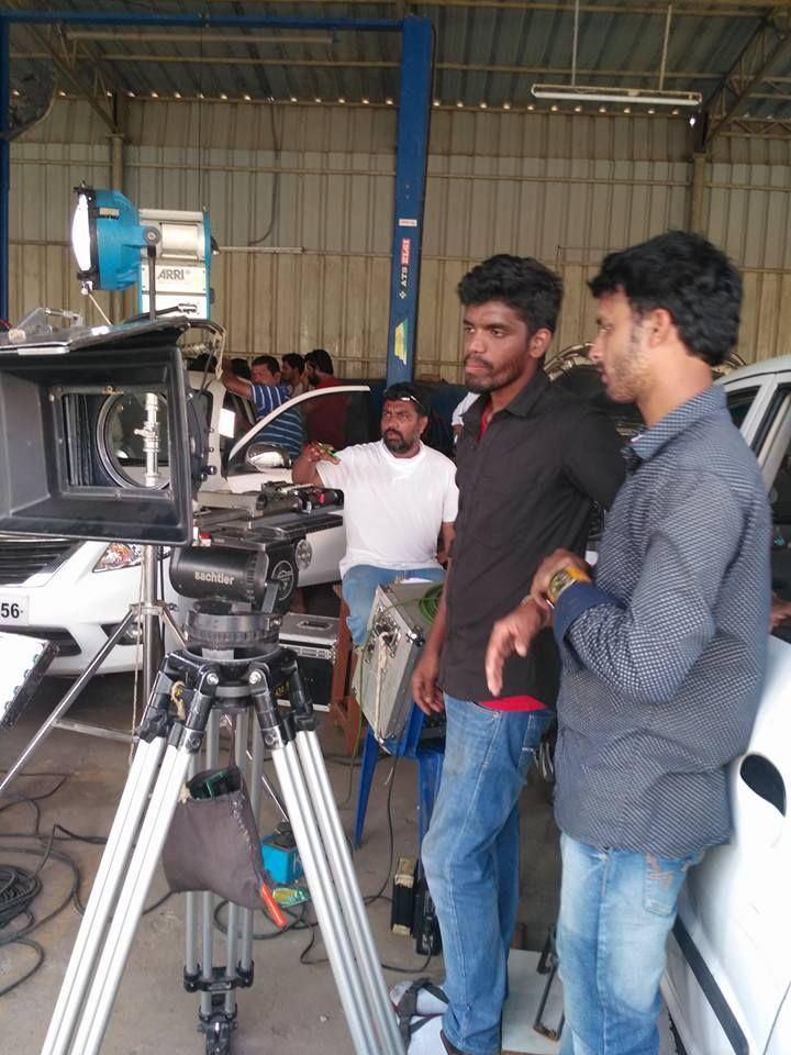 Pawan Kalyan's on the Sets of Katamarayudu Movie