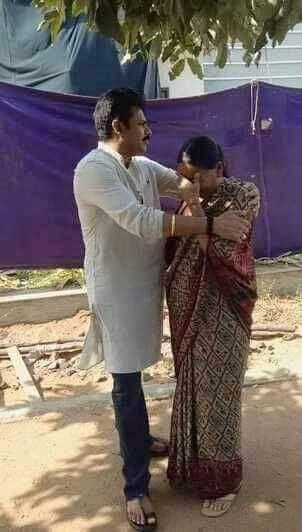 Power Star Pawan Kalyan on the sets Location of Katamarayudu Movie