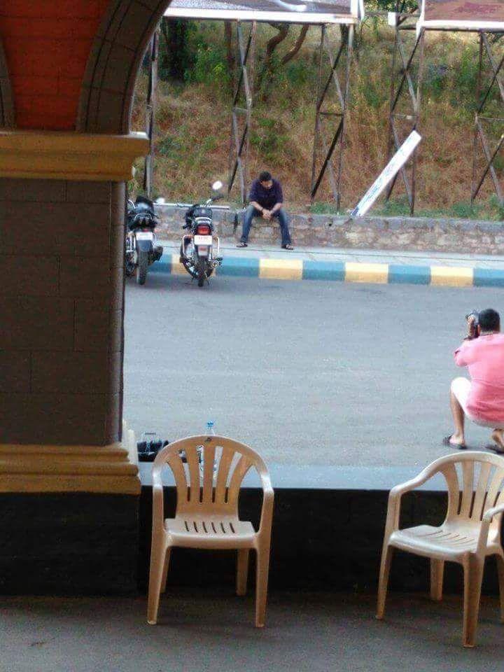 Power Star Pawan Kalyan on the sets Location of Katamarayudu Movie