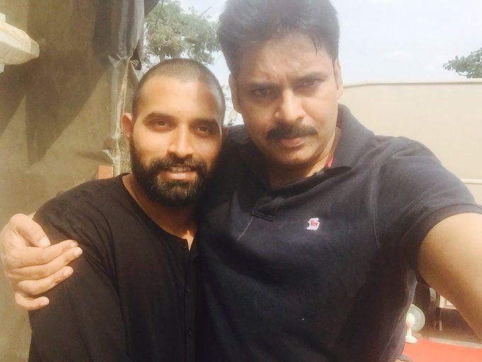 Power Star Pawan Kalyan on the sets Location of Katamarayudu Movie