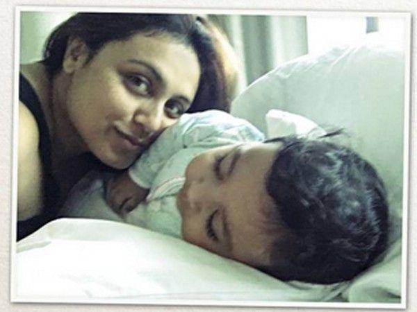Rani Mukerji With Her Baby Adira Photos