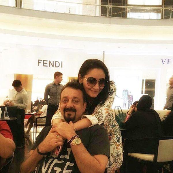 Sanjay Dutt With Family Vacation Personal Photos