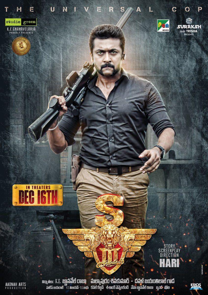 Suriya's Singam 3 Movie Latest Posters & Stills