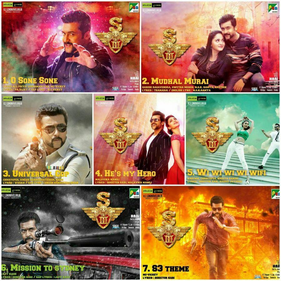 Suriya's Singam 3 Movie Latest Posters & Stills