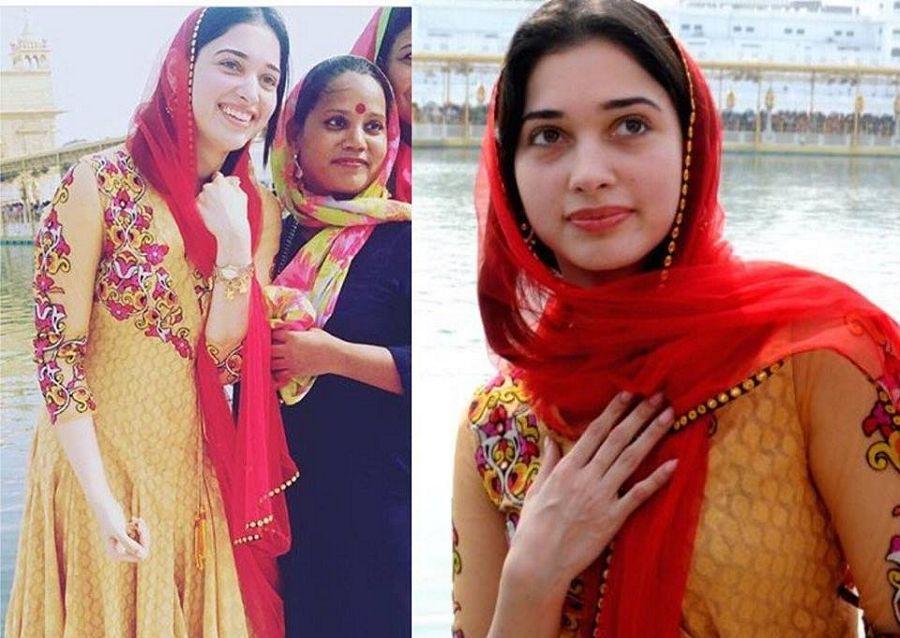 Tamannaah darshan at Golden Temple Photos