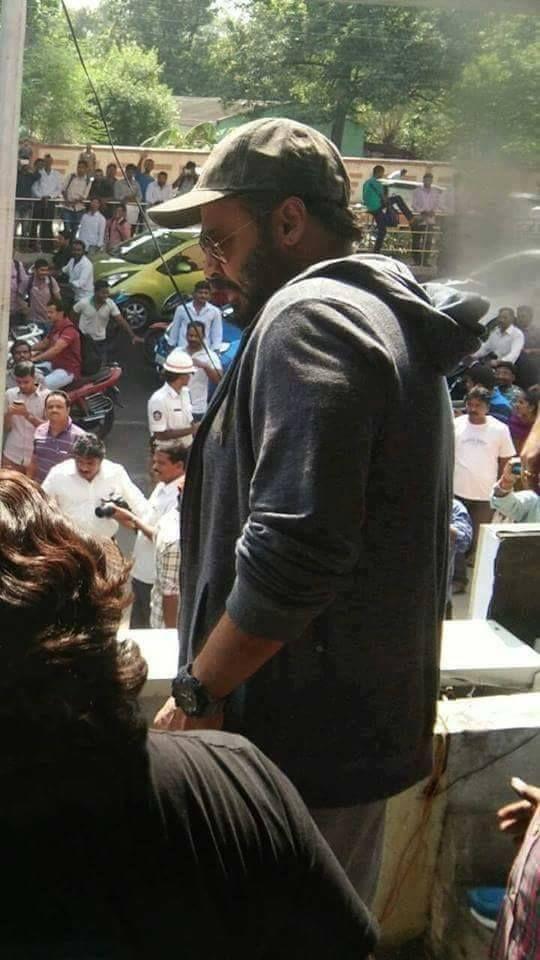 Victory Venkatesh Garu on the sets of GURU Movie