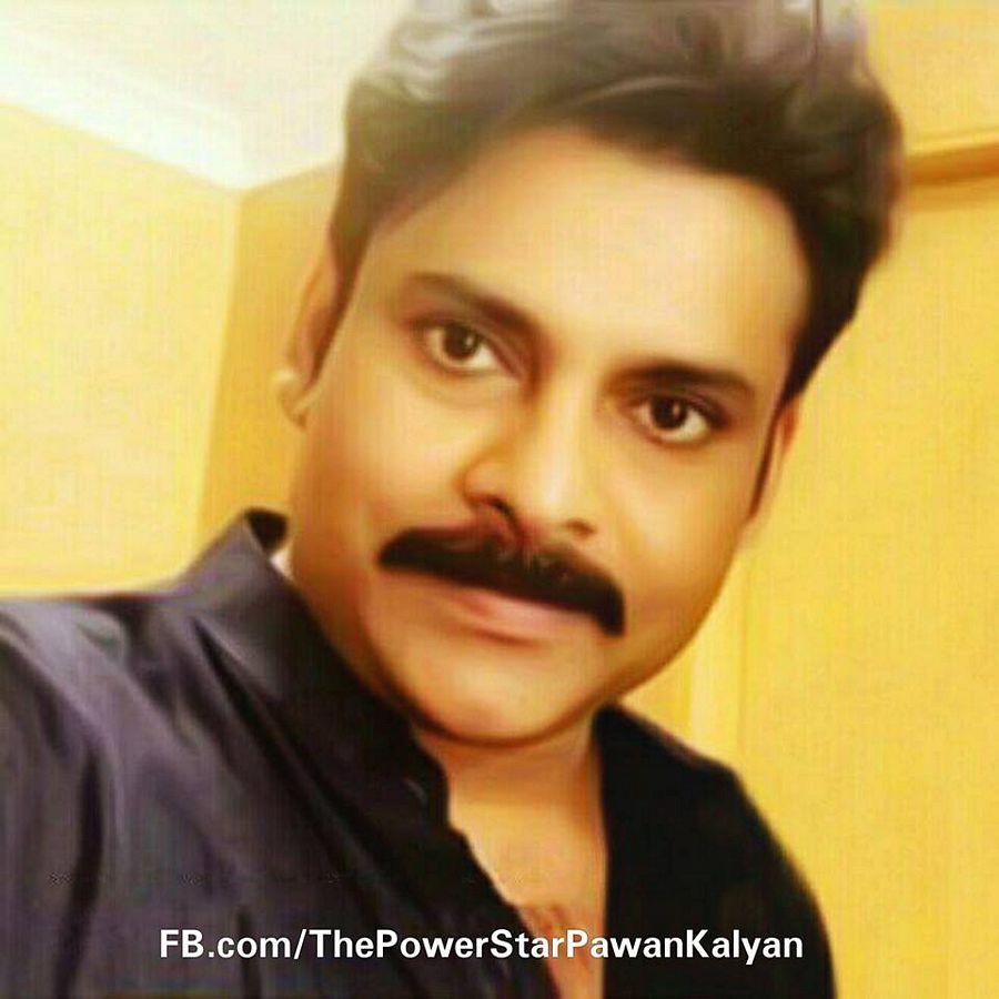 Yesterday Power Star Pawan Kalyan with FANS Photos