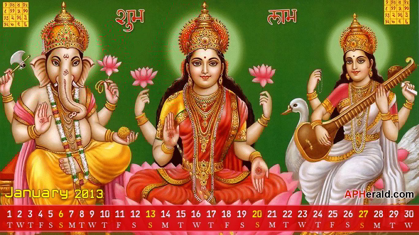 2013 Calendars - Gods