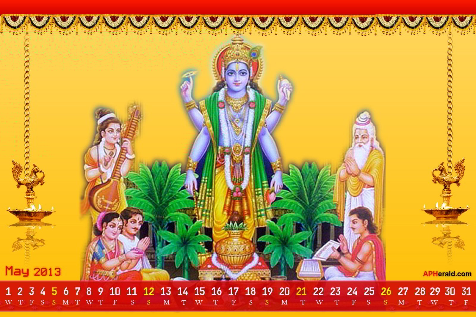 2013 Calendars - Gods