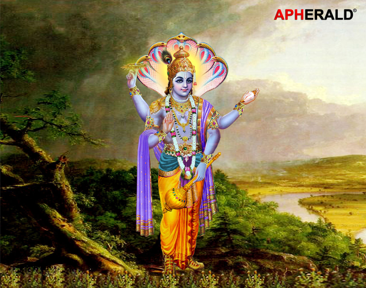 lord vishnu wallpapers