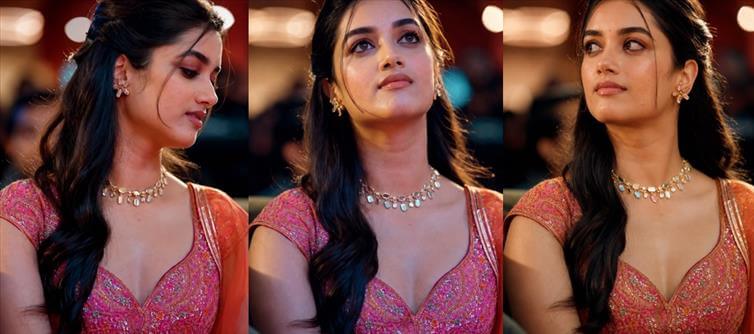 Bhagyashri Borse Sets Hearts Racing in Hot Pink Embroidery – Traditional Temptation at Its Finest!