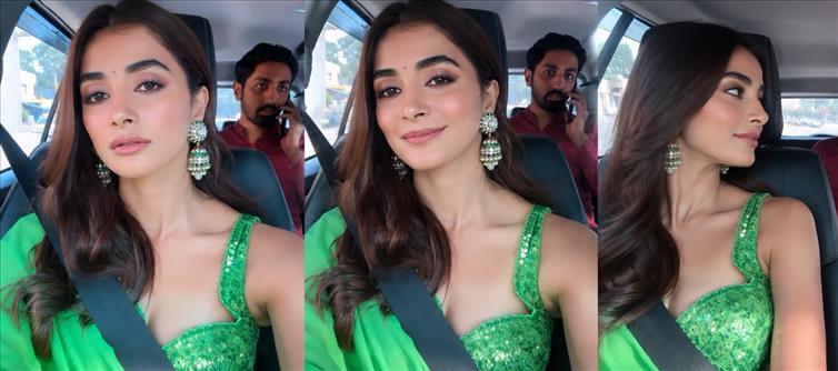 Brother's Birthday? Fans Had Eyes Only for Pooja Hegde's Sleeveless Saree Glam!
