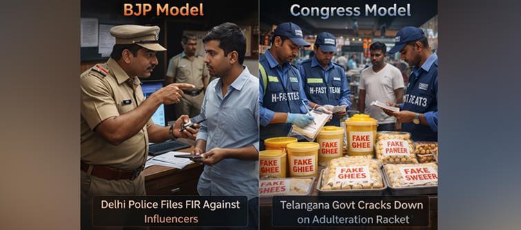 Delhi Police vs Telangana Police: One Harasses Citizens, The Other Seizes 15 Tonnes of Fake Food in a Month