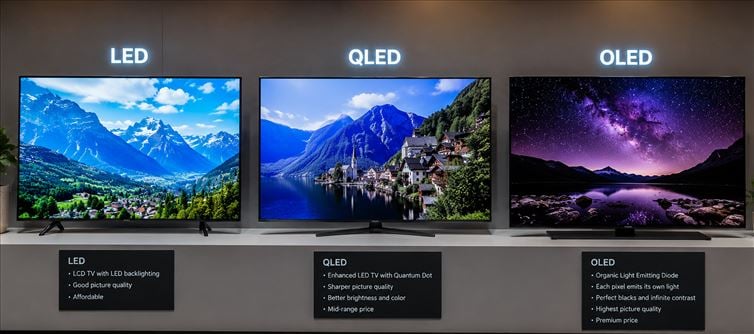 Here's What LED, QLED, and OLED Really Mean — The Modern TV War Explained