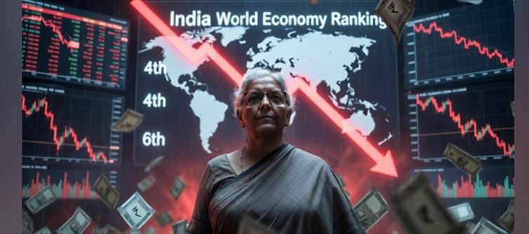 India Just Slipped From 4th to 6th Largest Economy – The Arrogant Leadership That Refuses to Wake Up