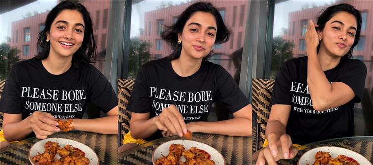 Just Pooja Being Pooja! Actress Serves Smiles, Style and Snack Goals
