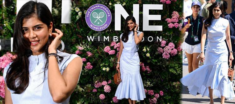 Kalyani Priyadarshan Brings Timeless Elegance to Wimbledon 2026