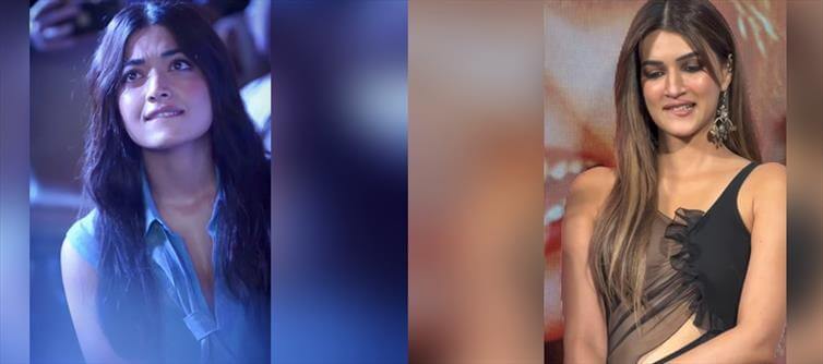 Lip Bite Queens: Rashmika & Kriti Serving Deadly Seduction