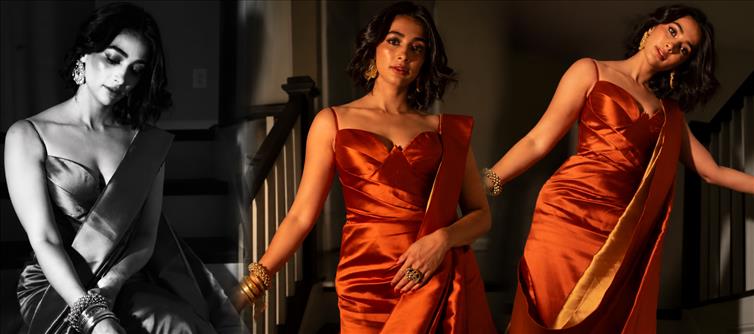 Pooja Hegde’s Glam Game Goes Up A Notch In This Stunning Satin Avatar