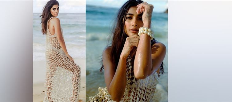 Pooja Hegde’s Pearl Gown Didn’t Break the Internet — It Broke Fashion Itself.