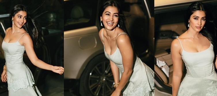 Pooja Hegde’s Sultry Night Glow-Up: Wind-Swept Hair, Killer Curves & That Deadly Smile
