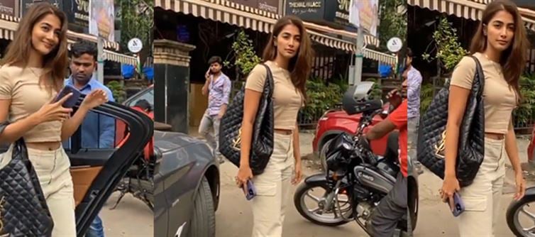 Pooja Hegde’s Toned Waist & YSL Bag Turn Heads in Mumbai