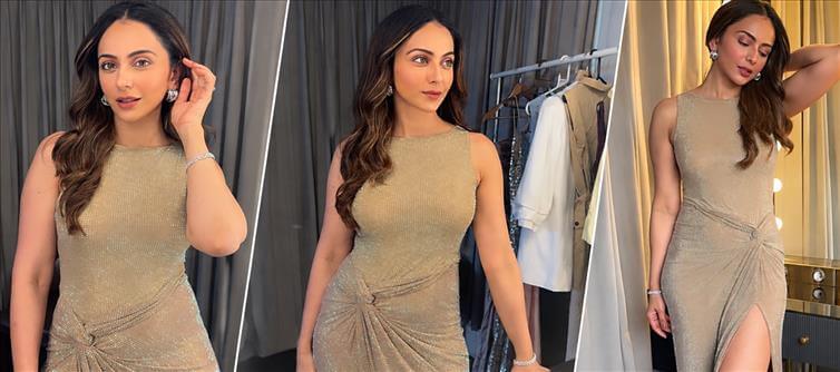 Rakul Preet Turns Up The Glam: Shimmer, Slit & Seriously Stunning Style!