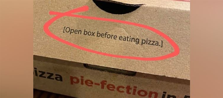 That Stupid “Open Box Before Eating” Warning? It Is Written in Legal Fear