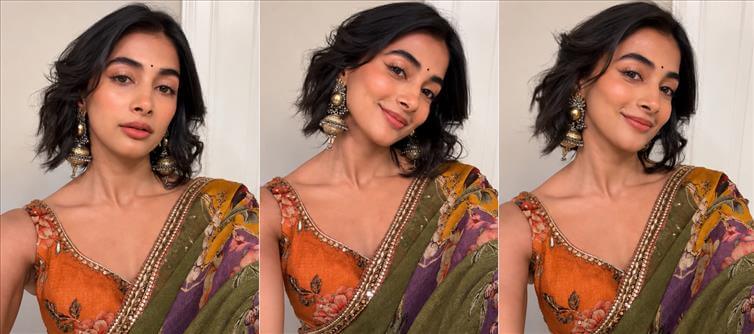 Those Jhumkas, That Smile, That Saree... Pooja Hegde Is a Vision!
